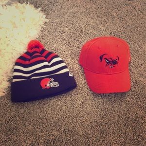 NWT. never worn infant Browns hat & beanie